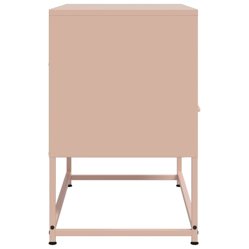 TV Cabinet Pink 68x39x60,5 cm Steel