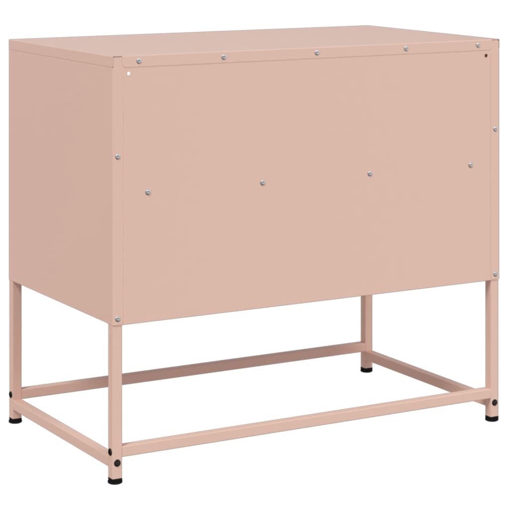 TV Cabinet Pink 68x39x60,5 cm Steel