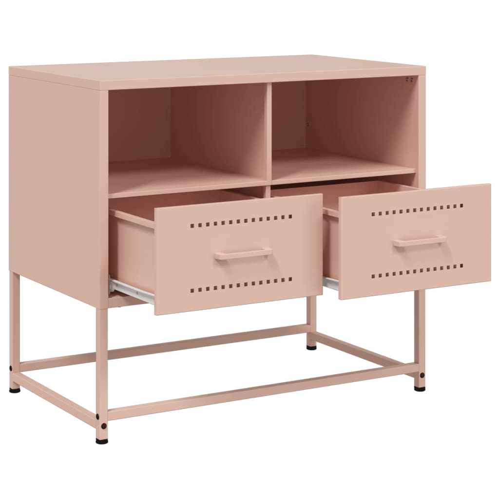 TV Cabinet Pink 68x39x60,5 cm Steel