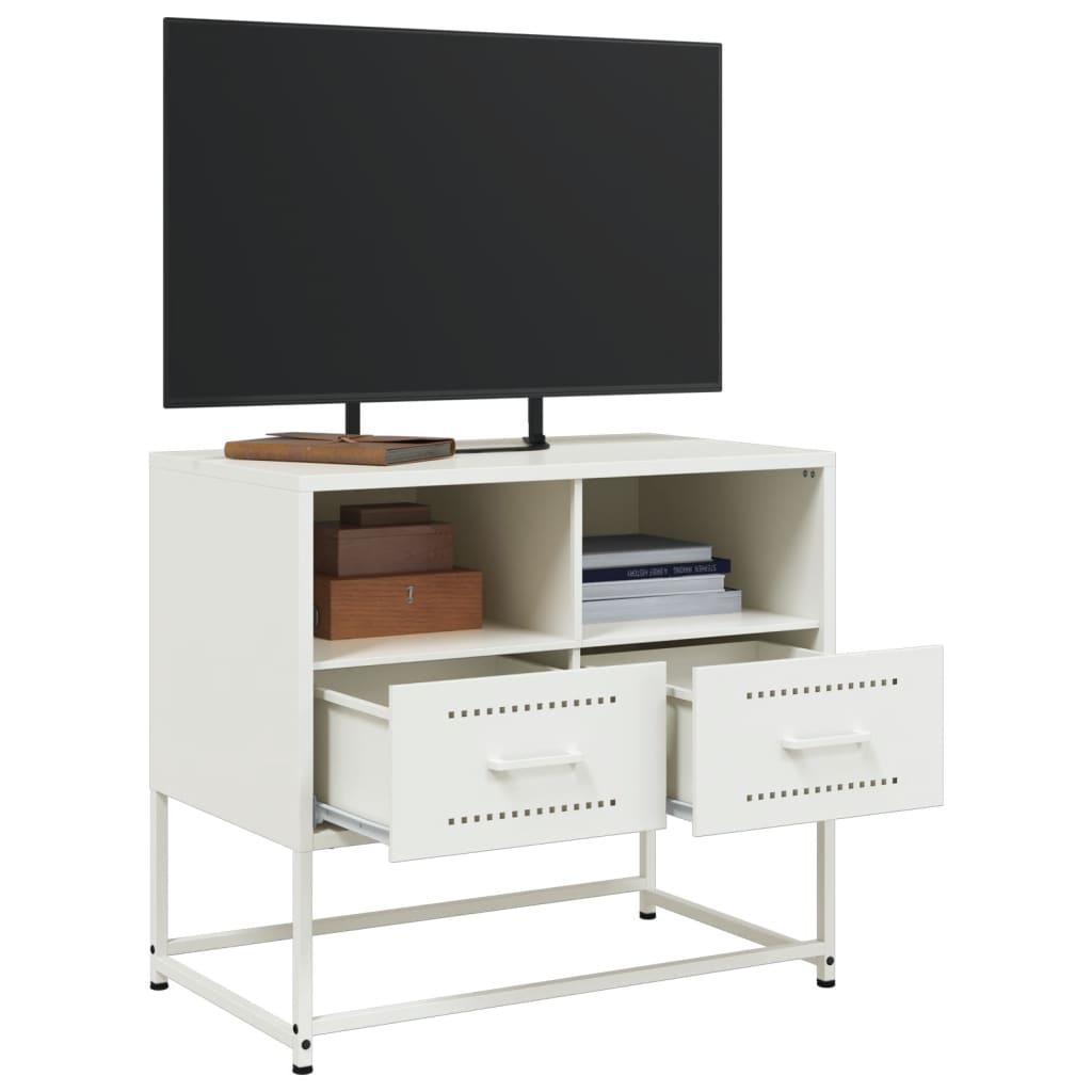 TV Cabinet White 68x39x60,5 cm Steel