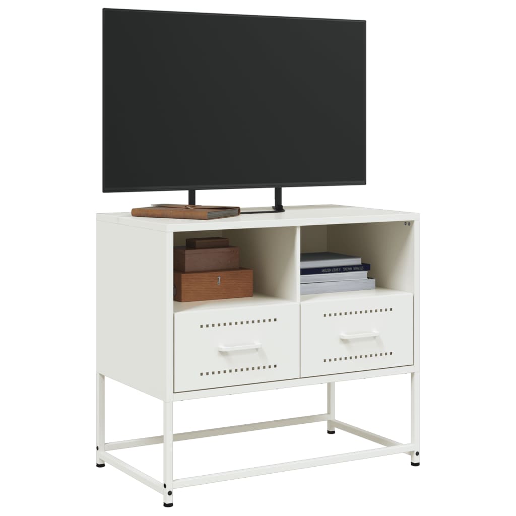TV Cabinet White 68x39x60,5 cm Steel