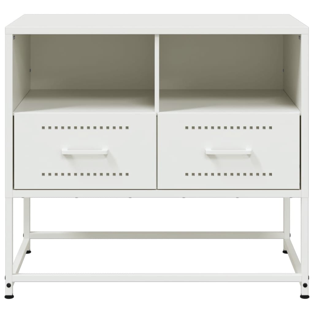 TV Cabinet White 68x39x60,5 cm Steel