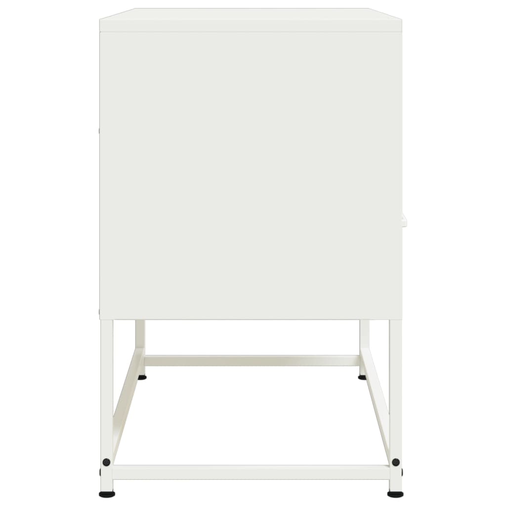 TV Cabinet White 68x39x60,5 cm Steel