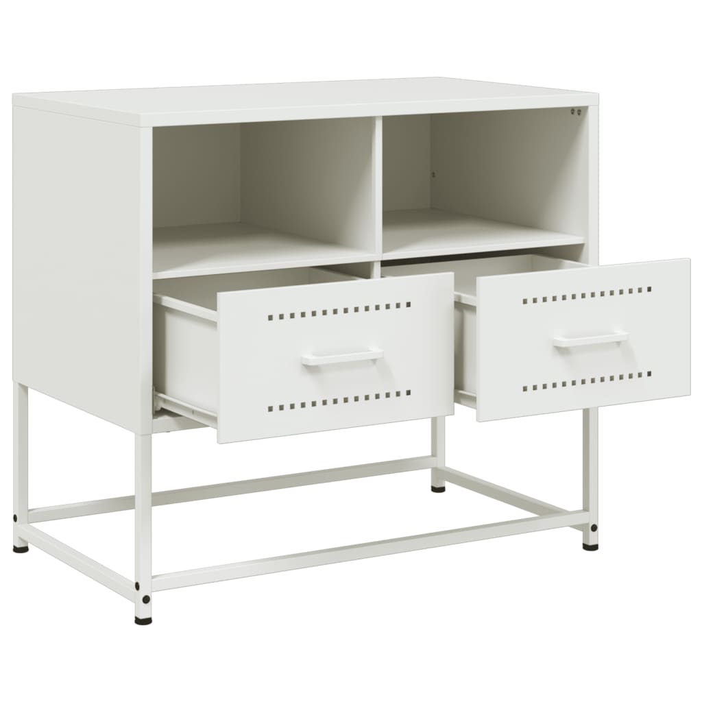 TV Cabinet White 68x39x60,5 cm Steel