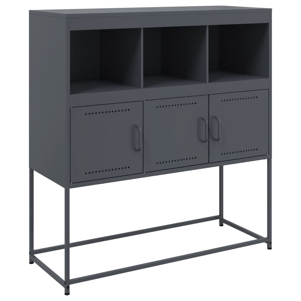 Sideboard Anthracite 100,5x39x107 cm Steel