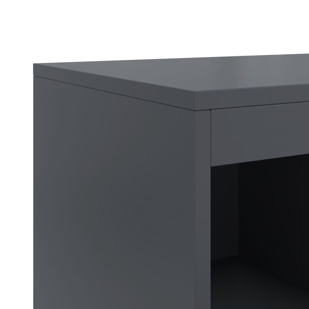 Sideboard Anthracite 100,5x39x107 cm Steel