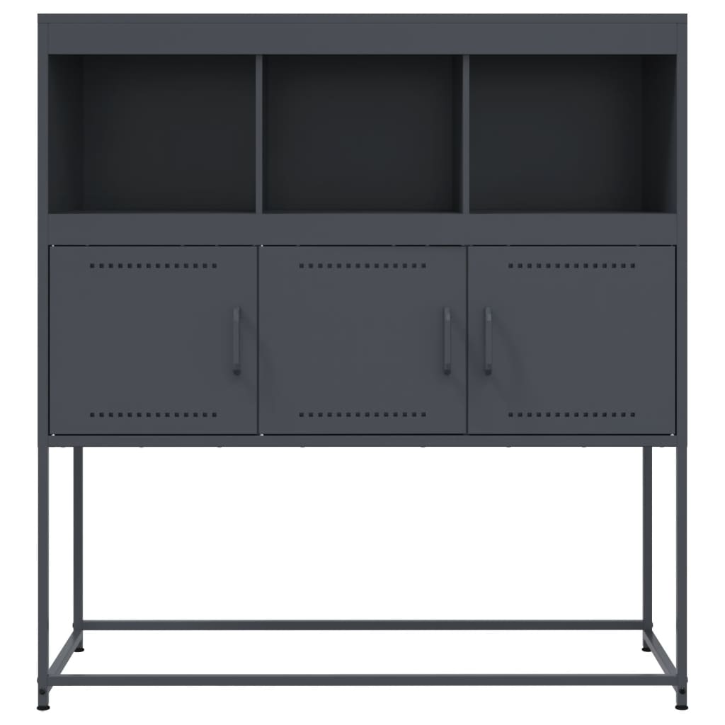 Sideboard Anthracite 100.5x39x107 cm Steel