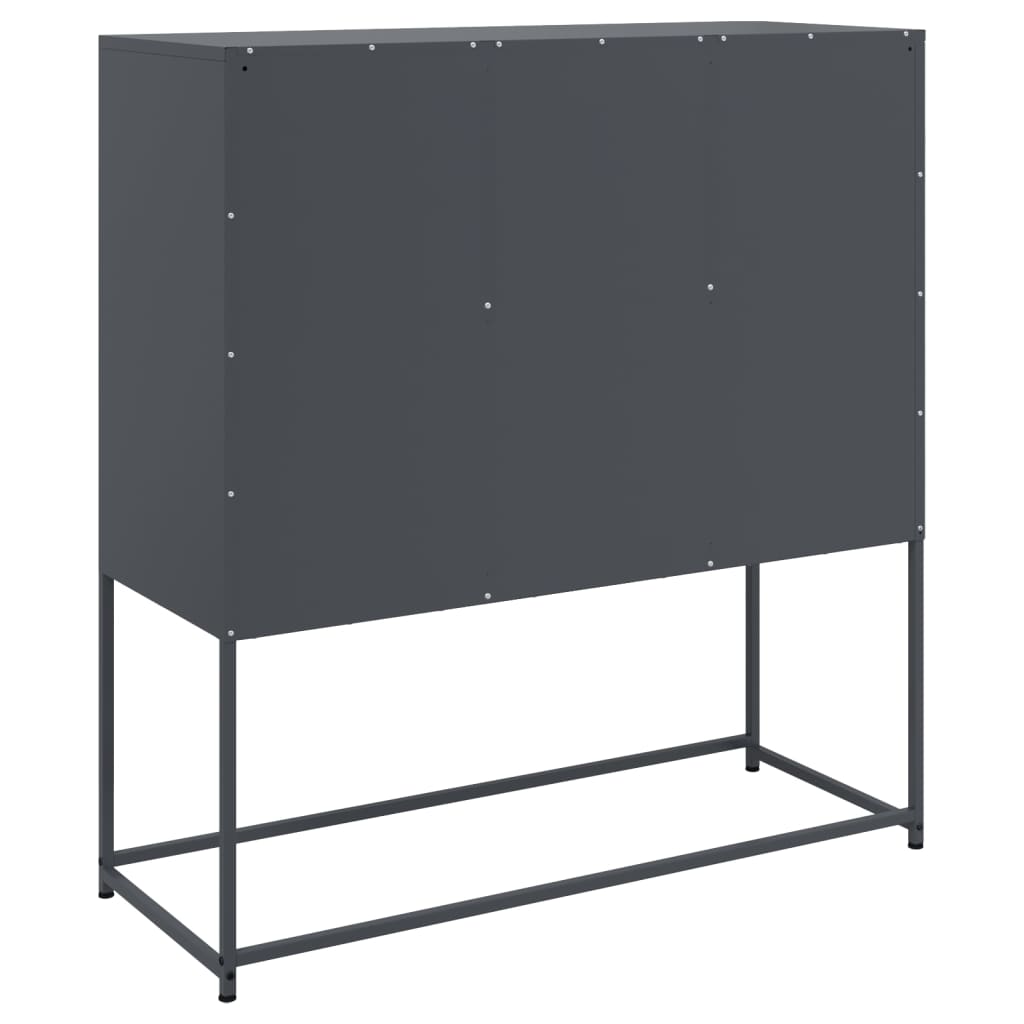Sideboard Anthracite 100,5x39x107 cm Steel