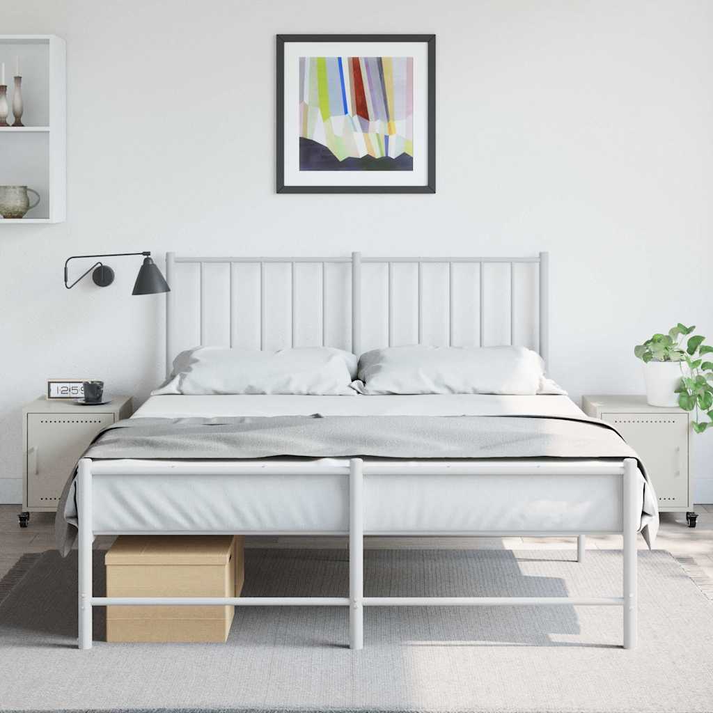 Bedside Cabinets 2 pcs White 36x39x43.5 cm Steel