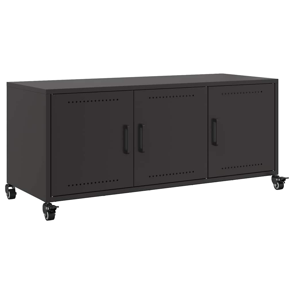 TV Cabinet Black 100.5x39x43.5 cm Steel
