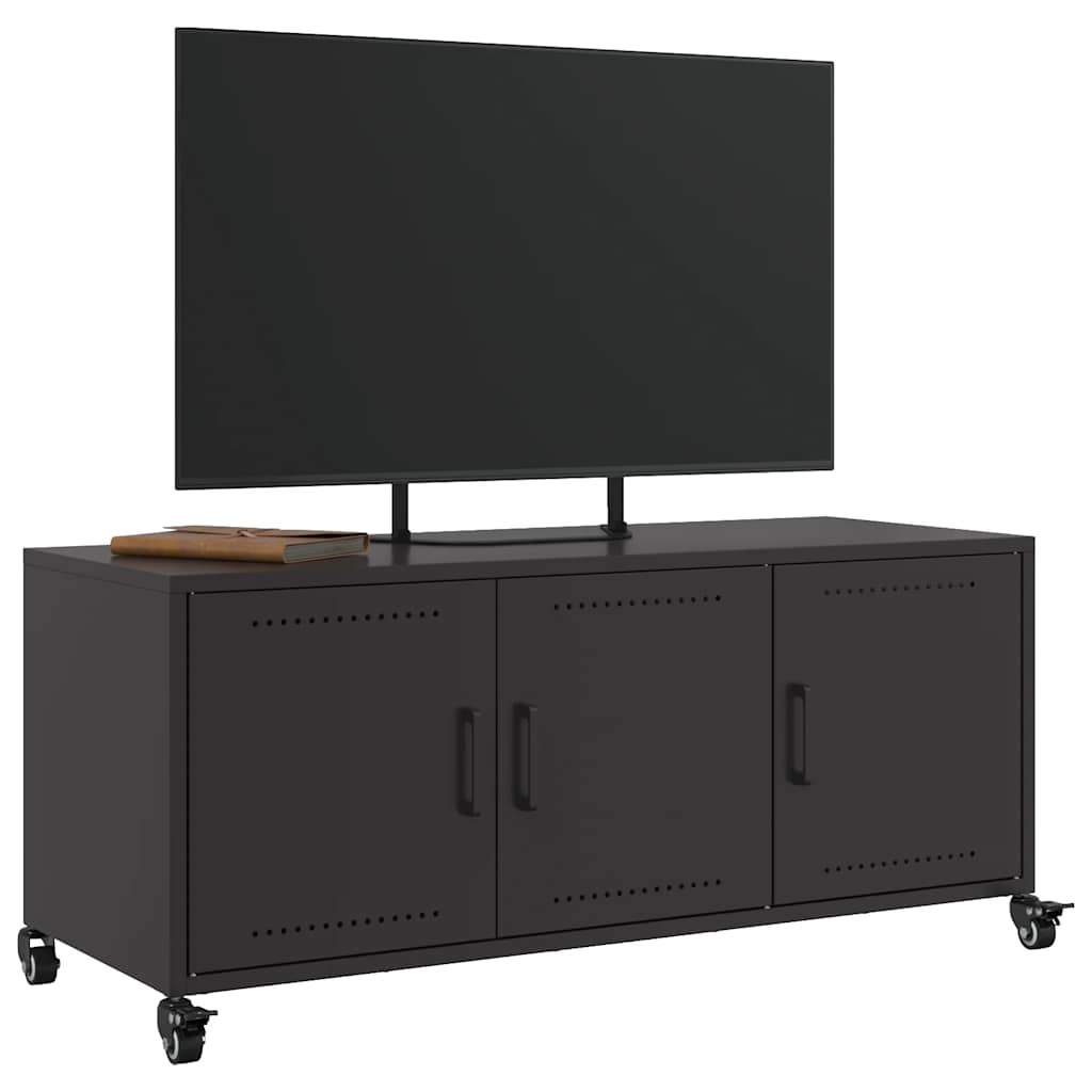 TV Cabinet Black 100.5x39x43.5 cm Steel