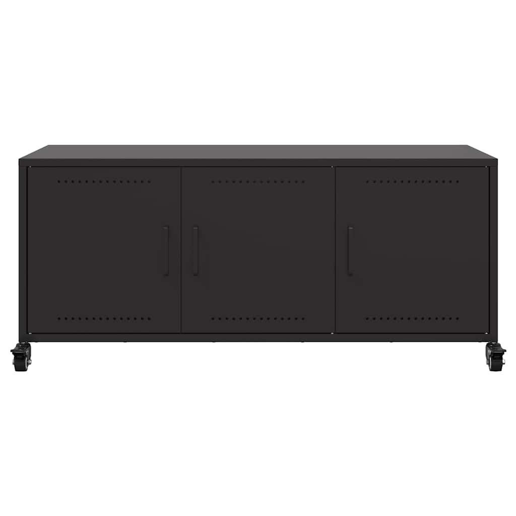 TV Cabinet Black 100.5x39x43.5 cm Steel