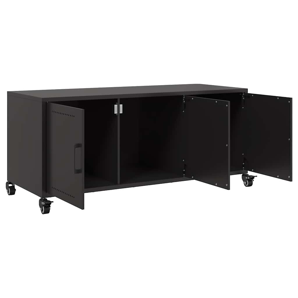 TV Cabinet Black 100.5x39x43.5 cm Steel