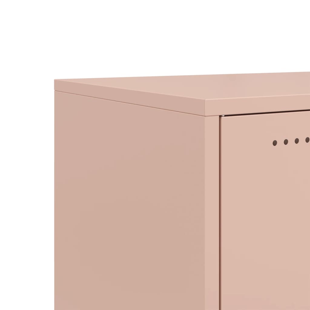 TV Cabinet Pink 100,5x39x43,5 cm Steel
