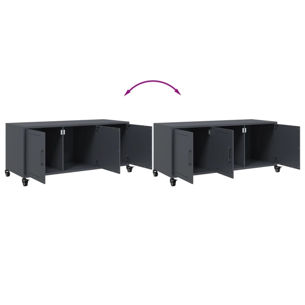 TV Cabinet Anthracite 100,5x39x43,5 cm Steel