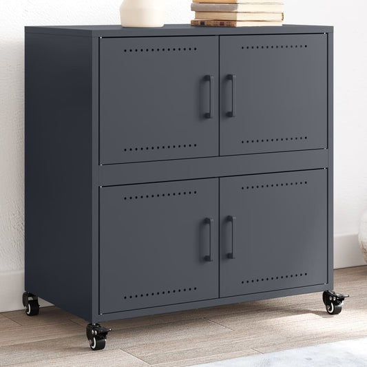 vidaXL Sideboard Anthracite 68x39x72 cm Steel