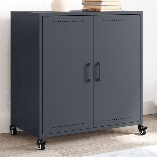 vidaXL Sideboard Anthracite 68.5x39x72 cm Steel