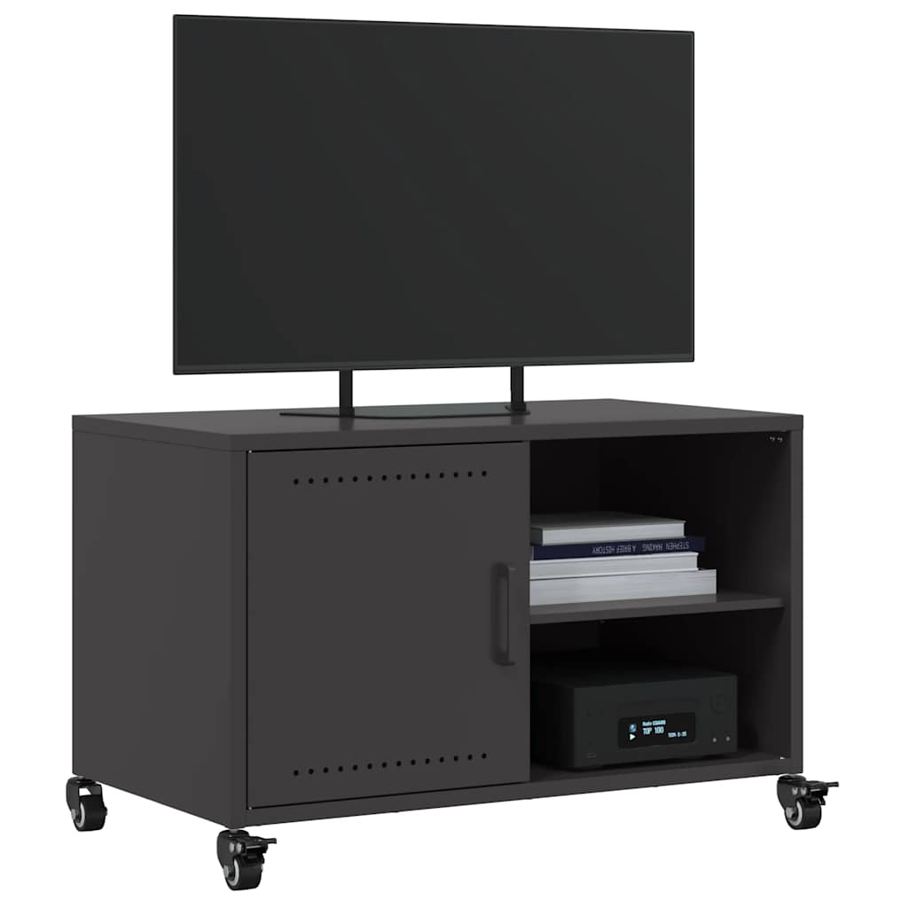 TV Cabinet Black 68x39x43,5 cm Steel