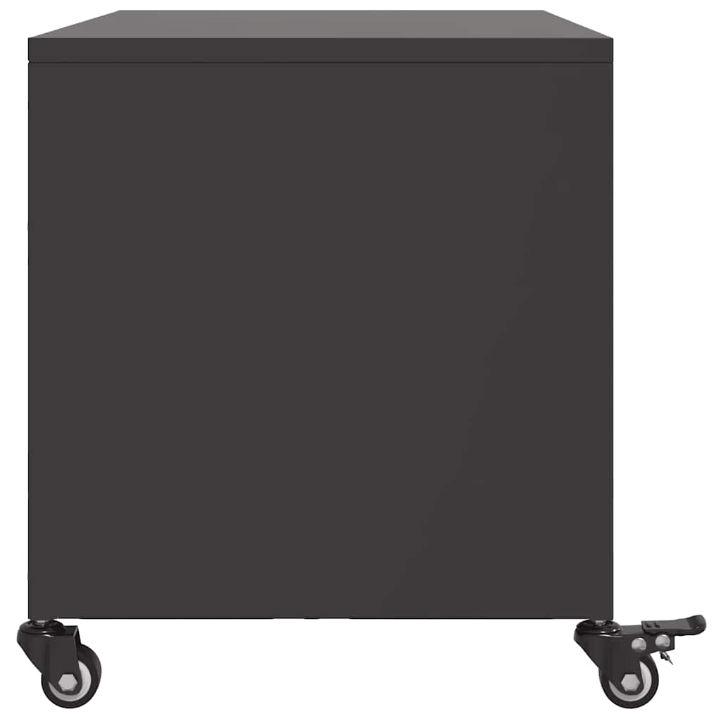 TV Cabinet Black 68x39x43,5 cm Steel