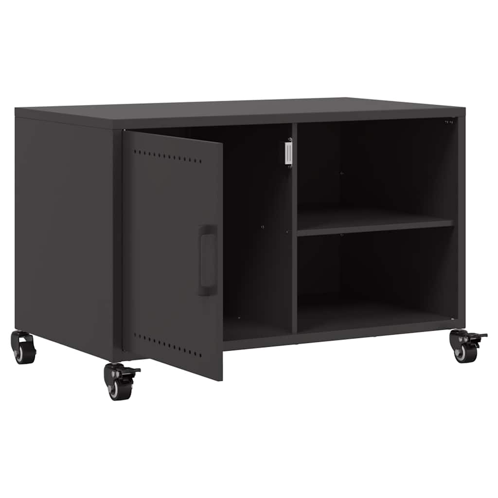 TV Cabinet Black 68x39x43,5 cm Steel