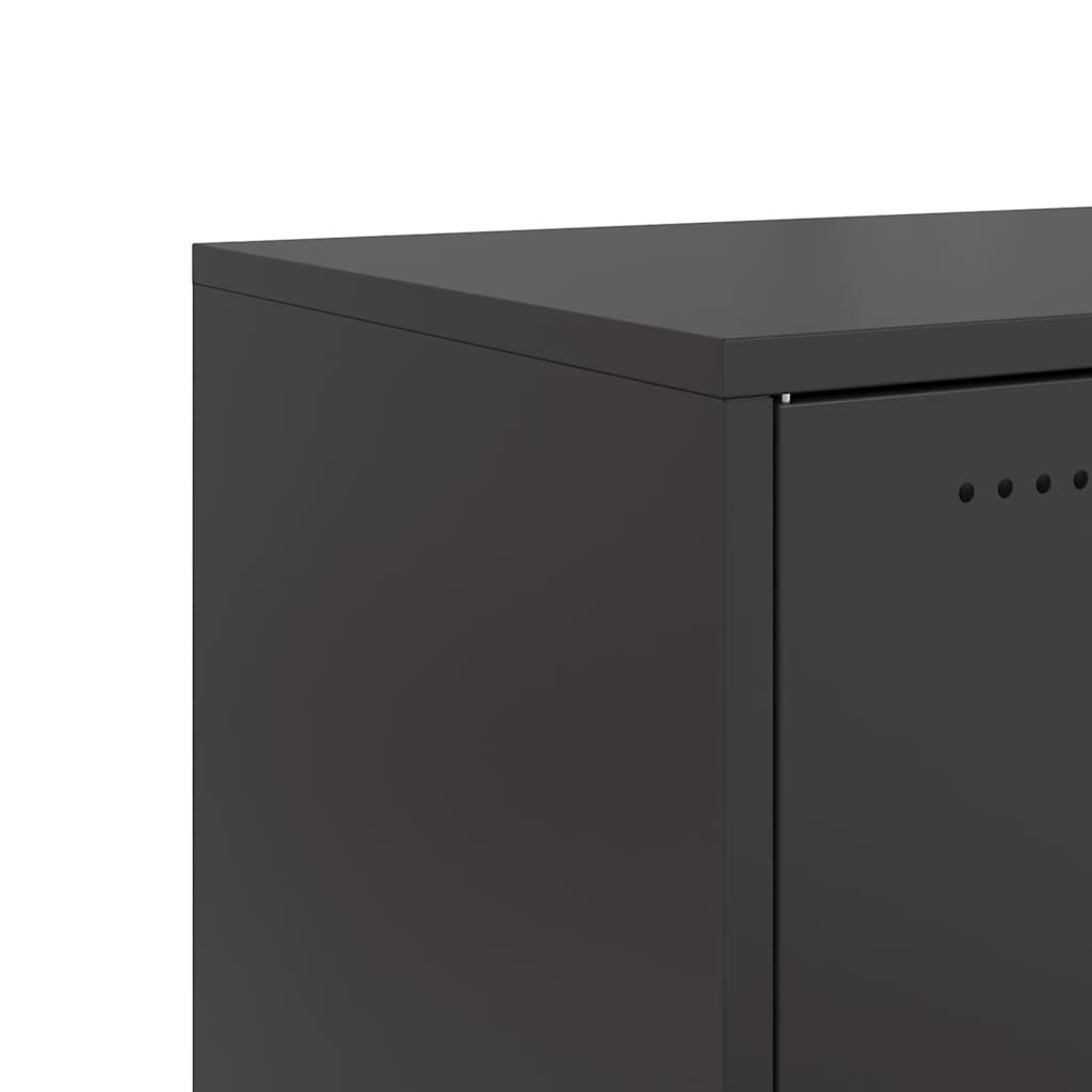 TV Cabinet Black 68x39x43,5 cm Steel