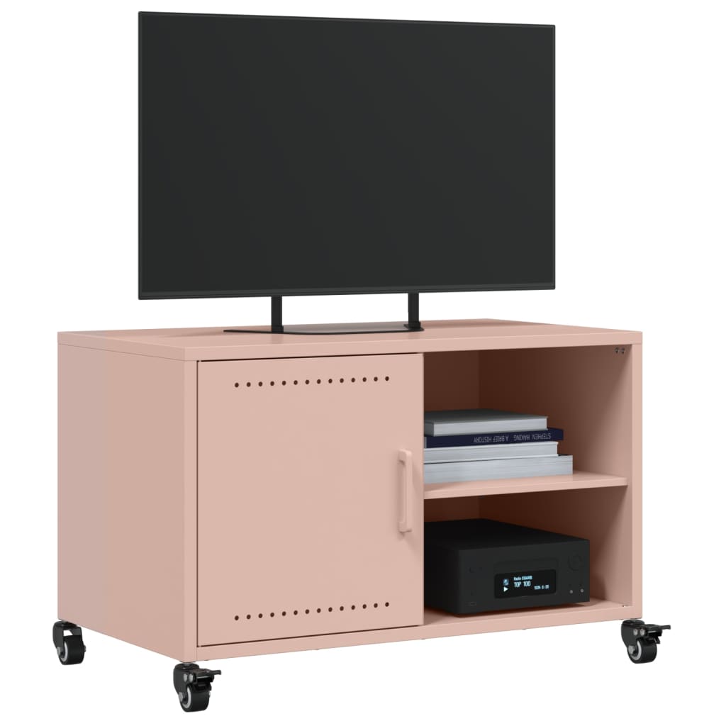 TV Cabinet Pink 68x39x43,5 cm Steel