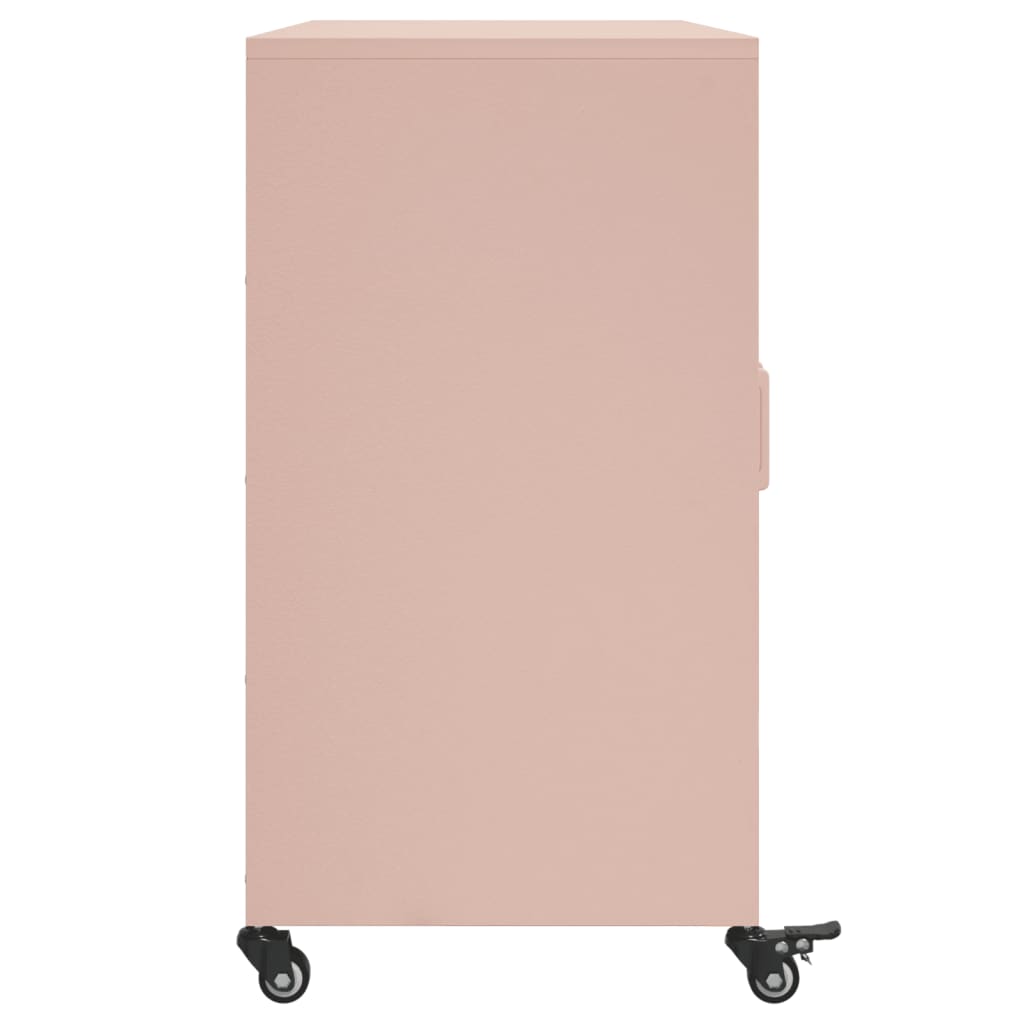 Sideboard Pink 100,5x39x72 cm Steel