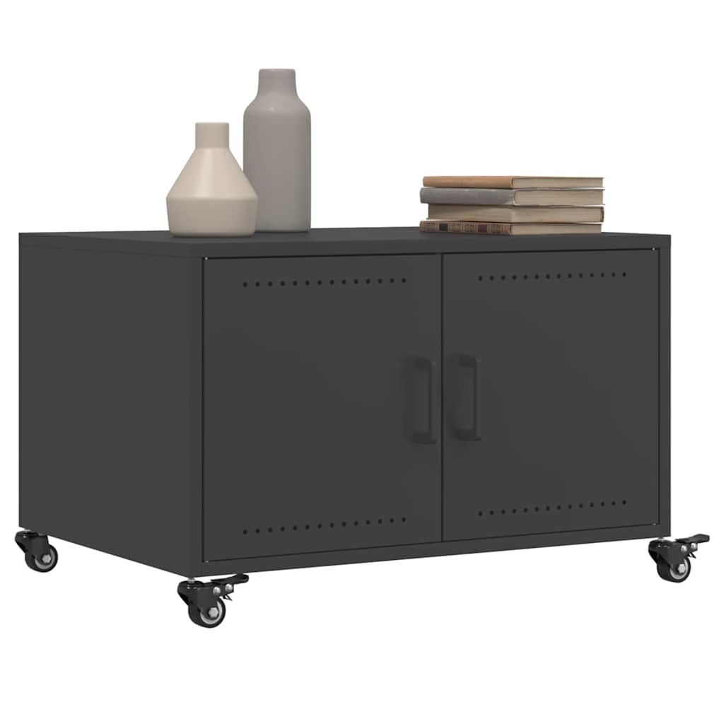 Coffee Table Black 68x50x43,5 cm Steel