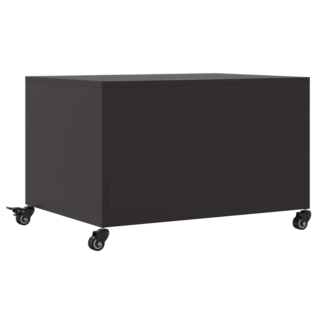 Coffee Table Black 68x50x43,5 cm Steel
