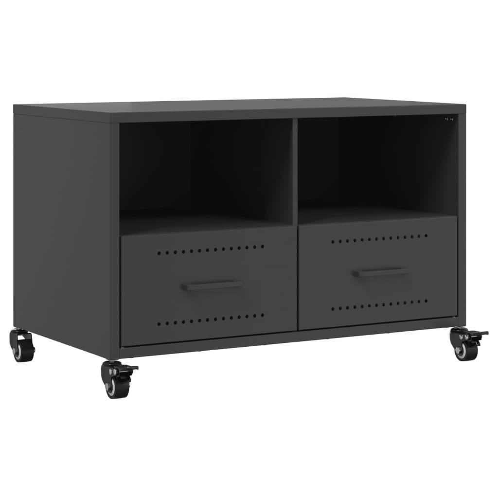 TV Cabinet Black 68x39x43,5 cm Steel