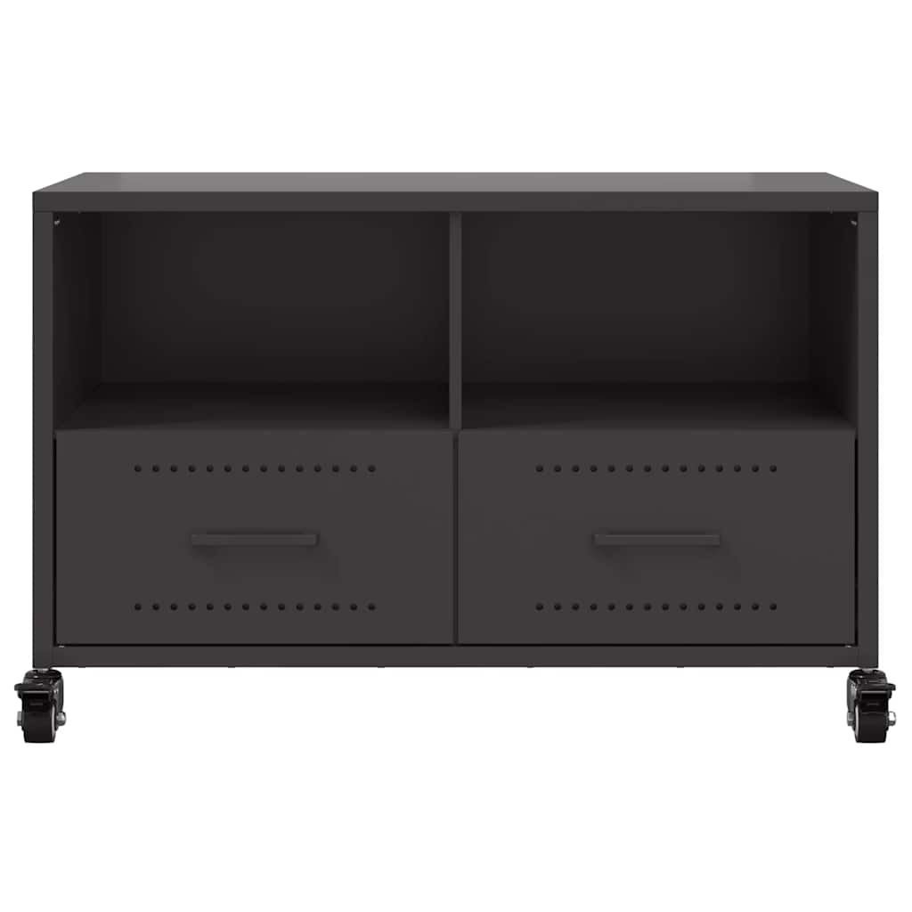 TV Cabinet Black 68x39x43,5 cm Steel
