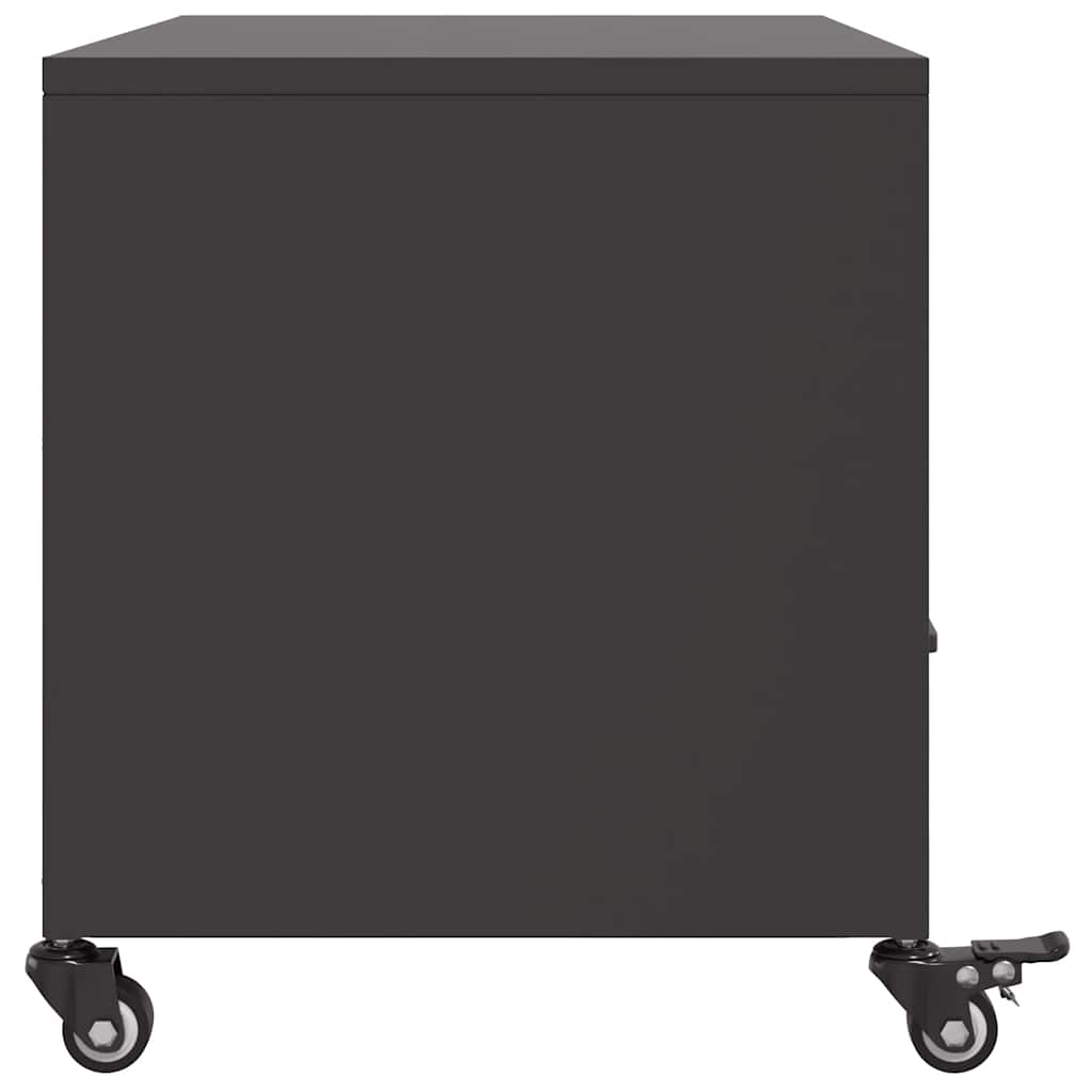 TV Cabinet Black 68x39x43,5 cm Steel