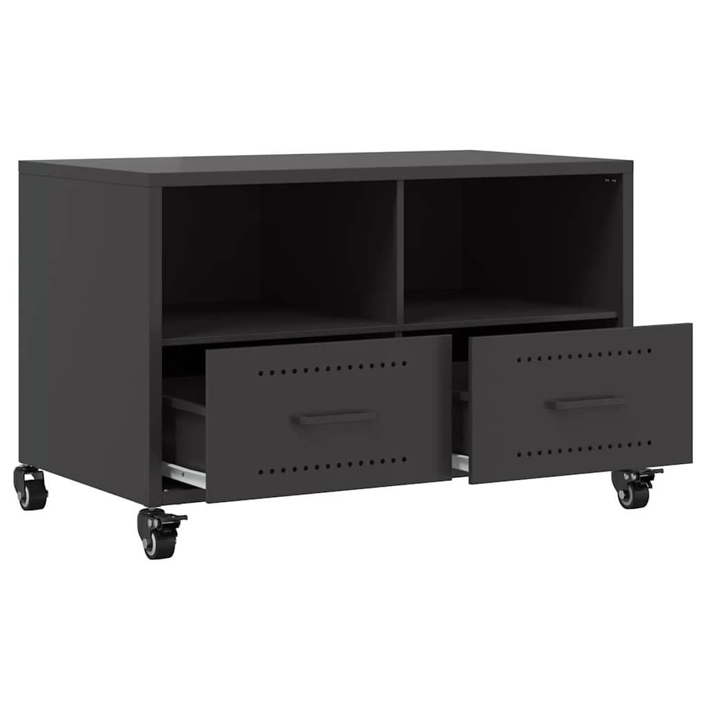 TV Cabinet Black 68x39x43,5 cm Steel