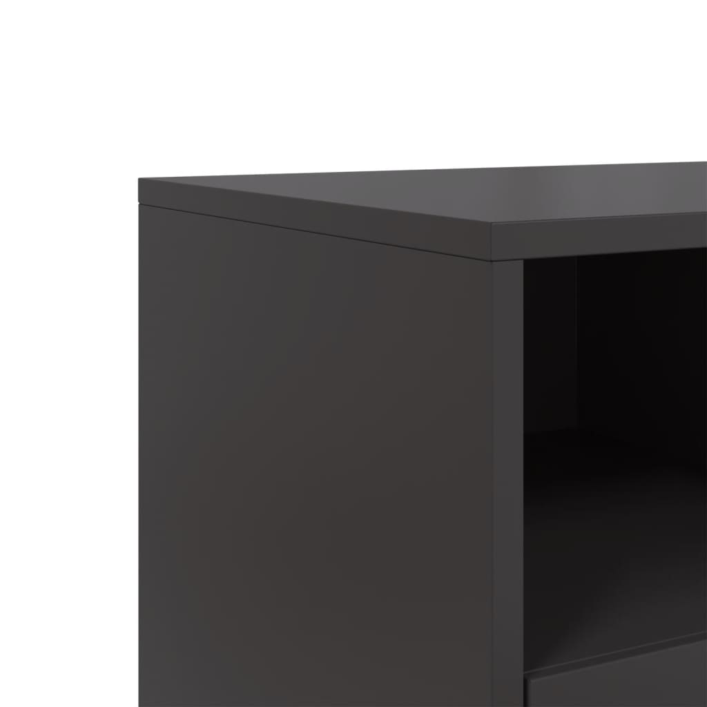 TV Cabinet Black 68x39x43,5 cm Steel