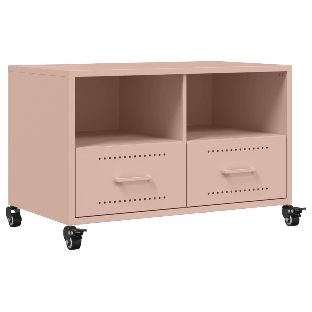 TV Cabinet Pink 68x39x43,5 cm Steel