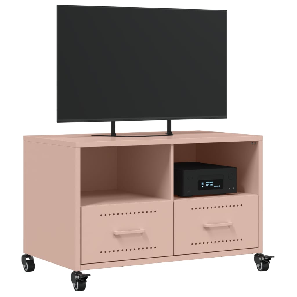 TV Cabinet Pink 68x39x43,5 cm Steel