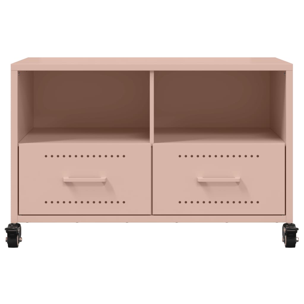 TV Cabinet Pink 68x39x43,5 cm Steel