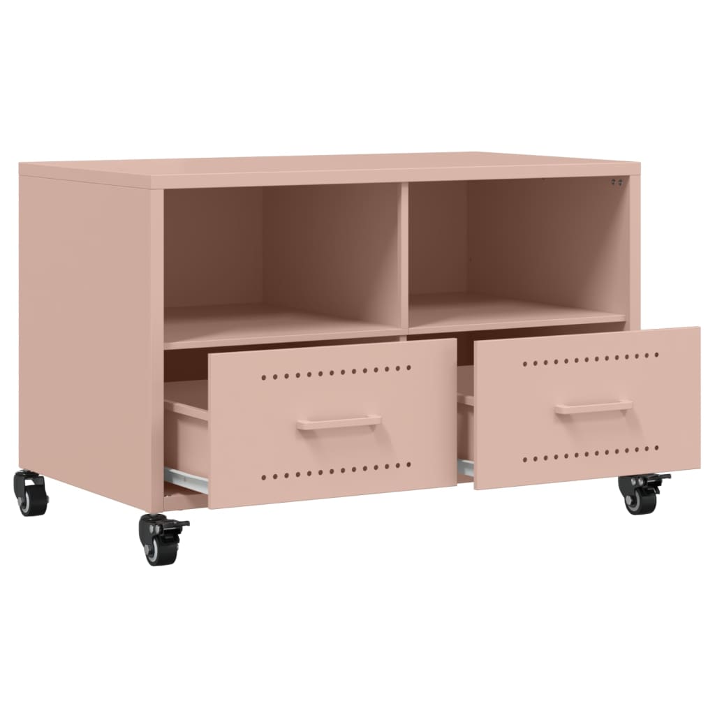 TV Cabinet Pink 68x39x43,5 cm Steel