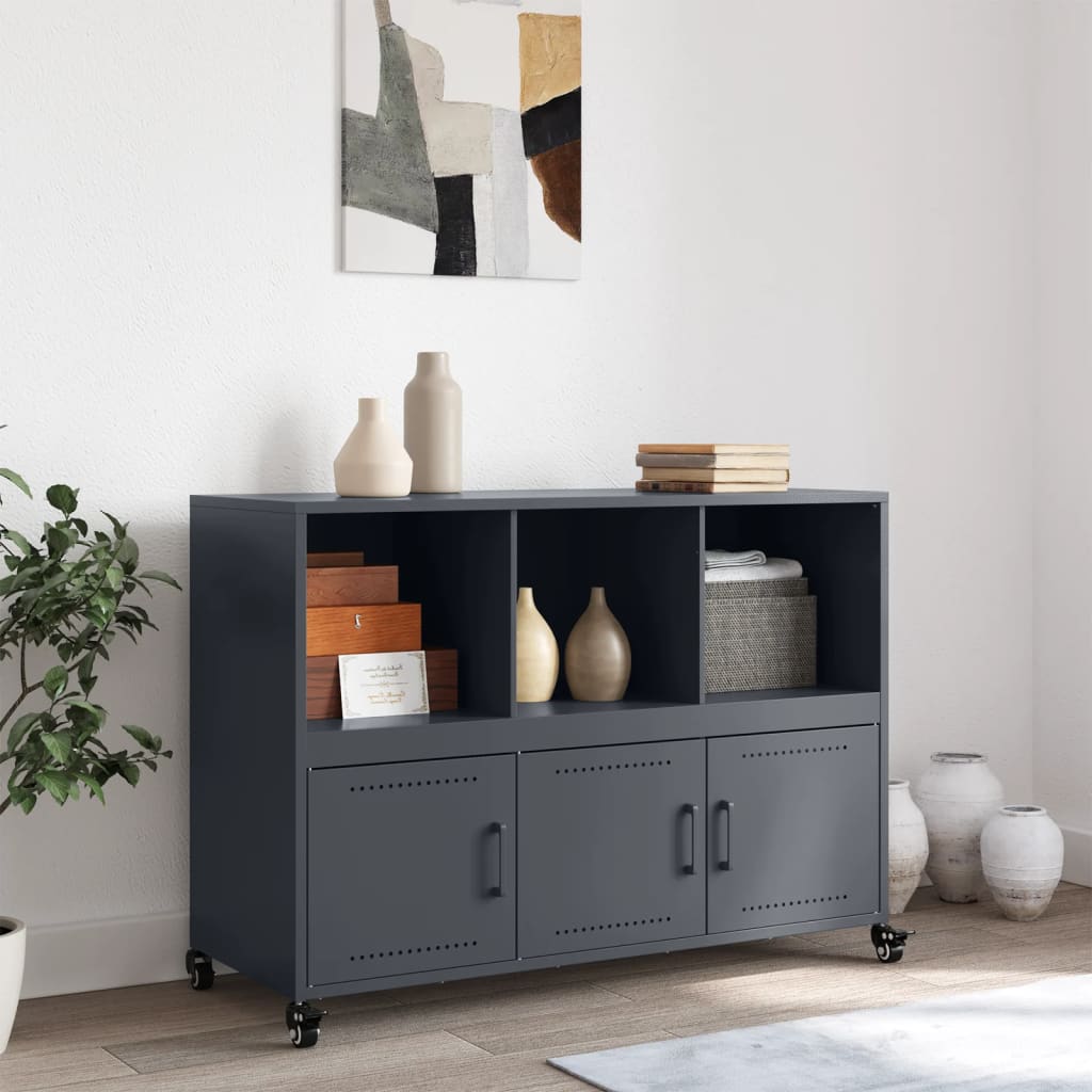 Sideboard Anthracite 100,5x39x72 cm Steel