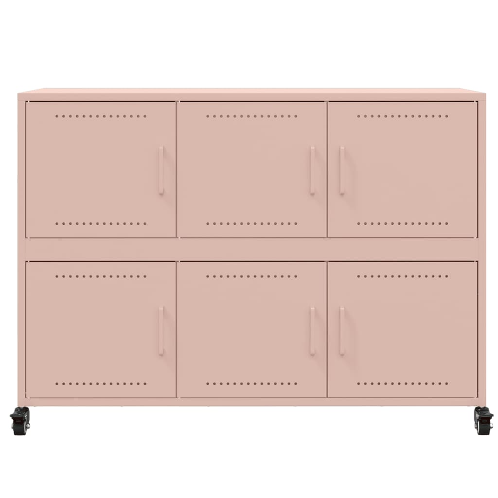 Sideboard Pink 100,5x39x72 cm Steel