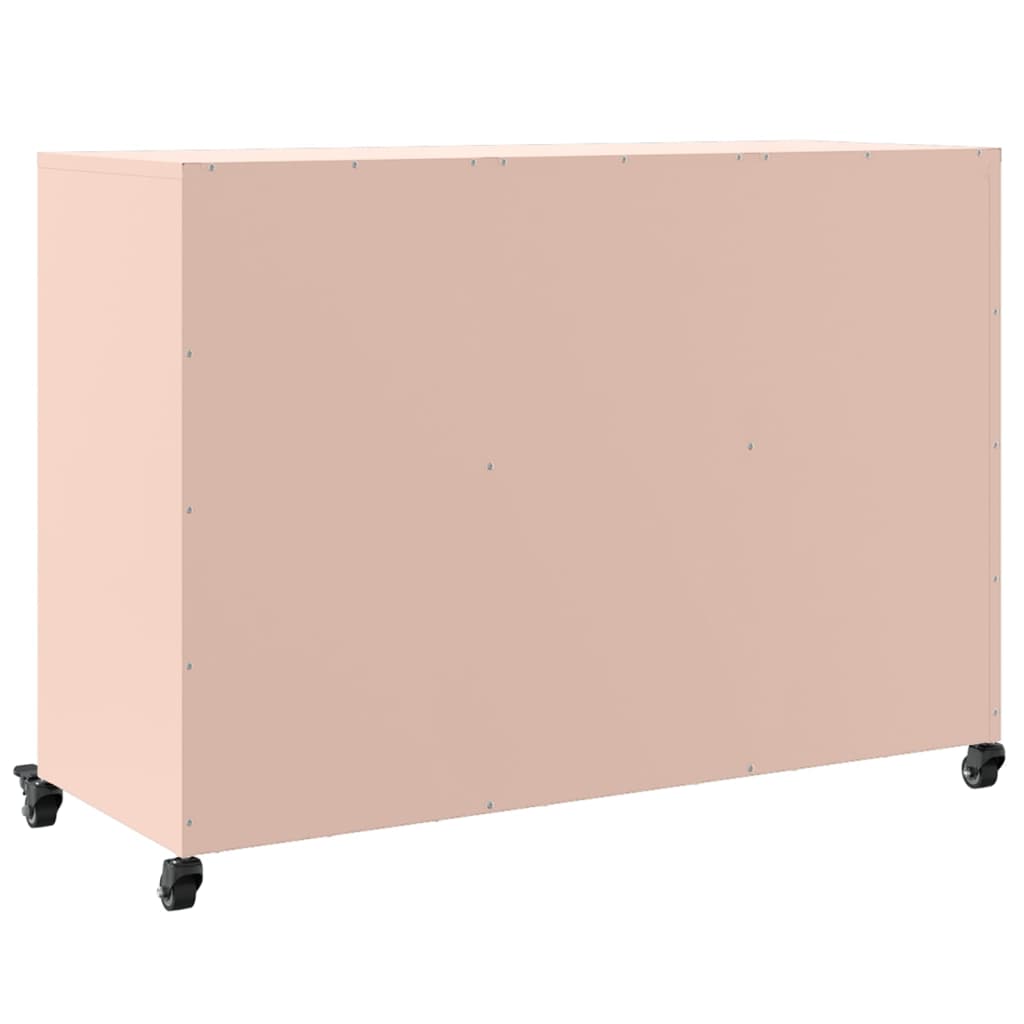 Sideboard Pink 100,5x39x72 cm Steel