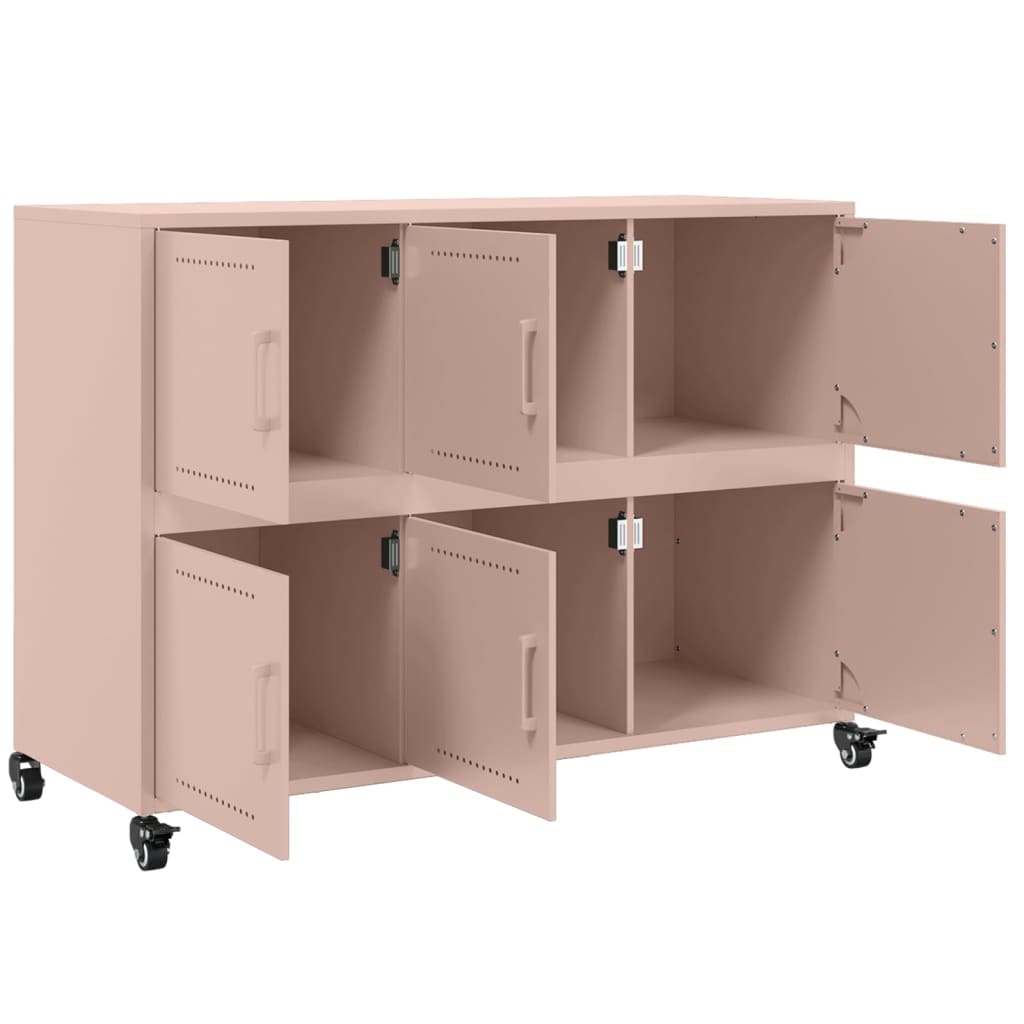 Sideboard Pink 100,5x39x72 cm Steel