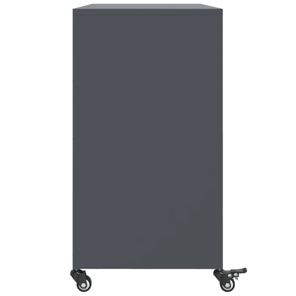 Sideboard Anthracite 100,5x39x72 cm Steel