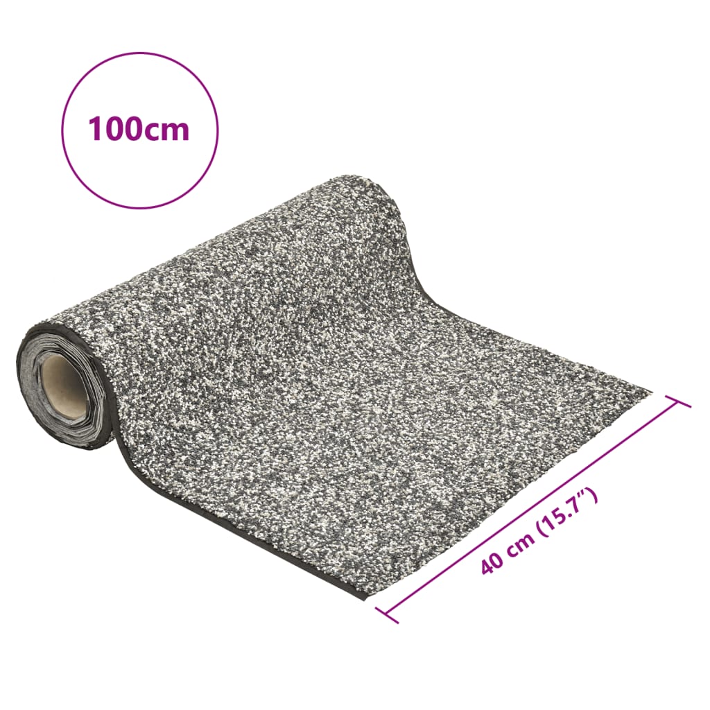 vidaXL Stone Liner Grey 100x40 cm