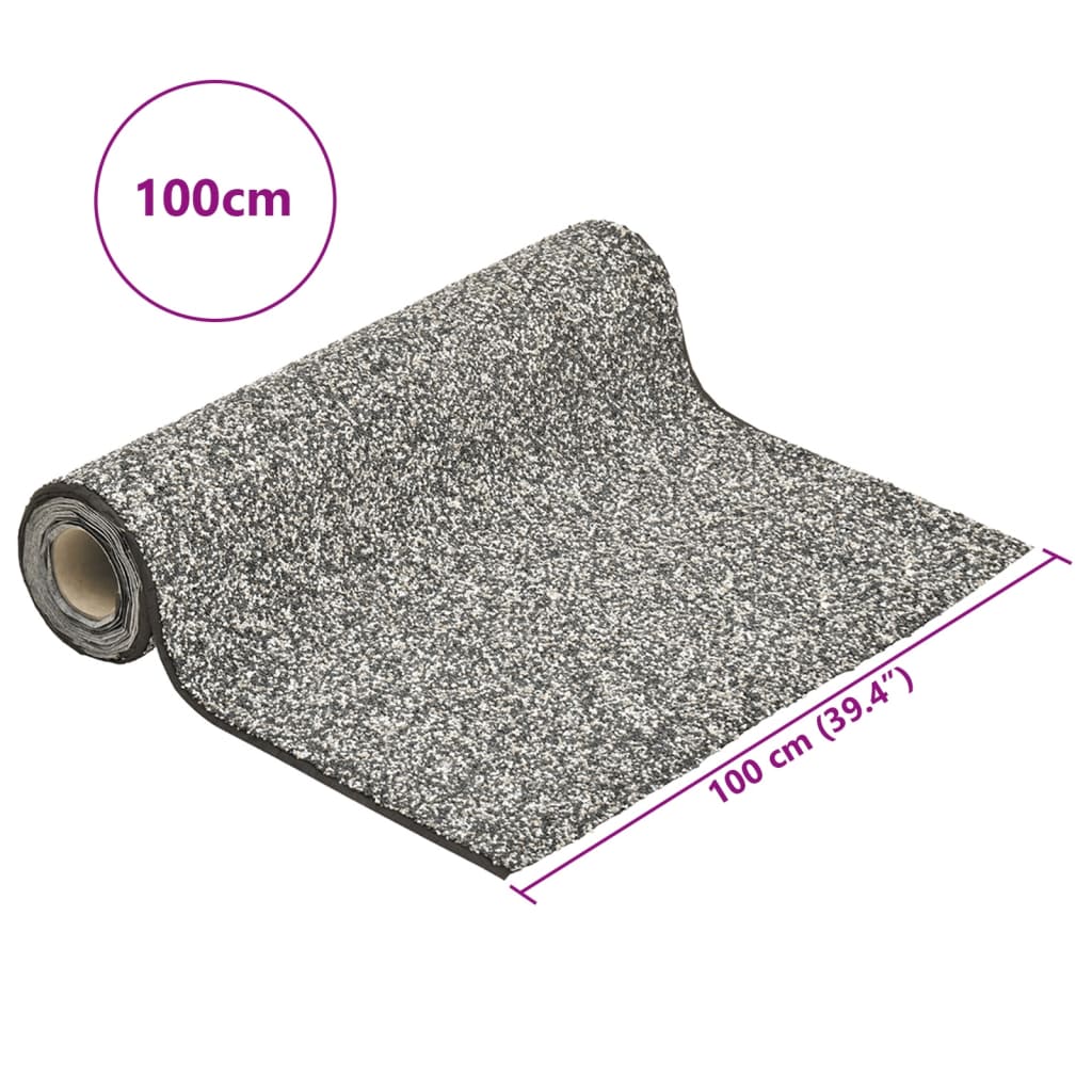 vidaXL Stone Liner Grey 100x100 cm