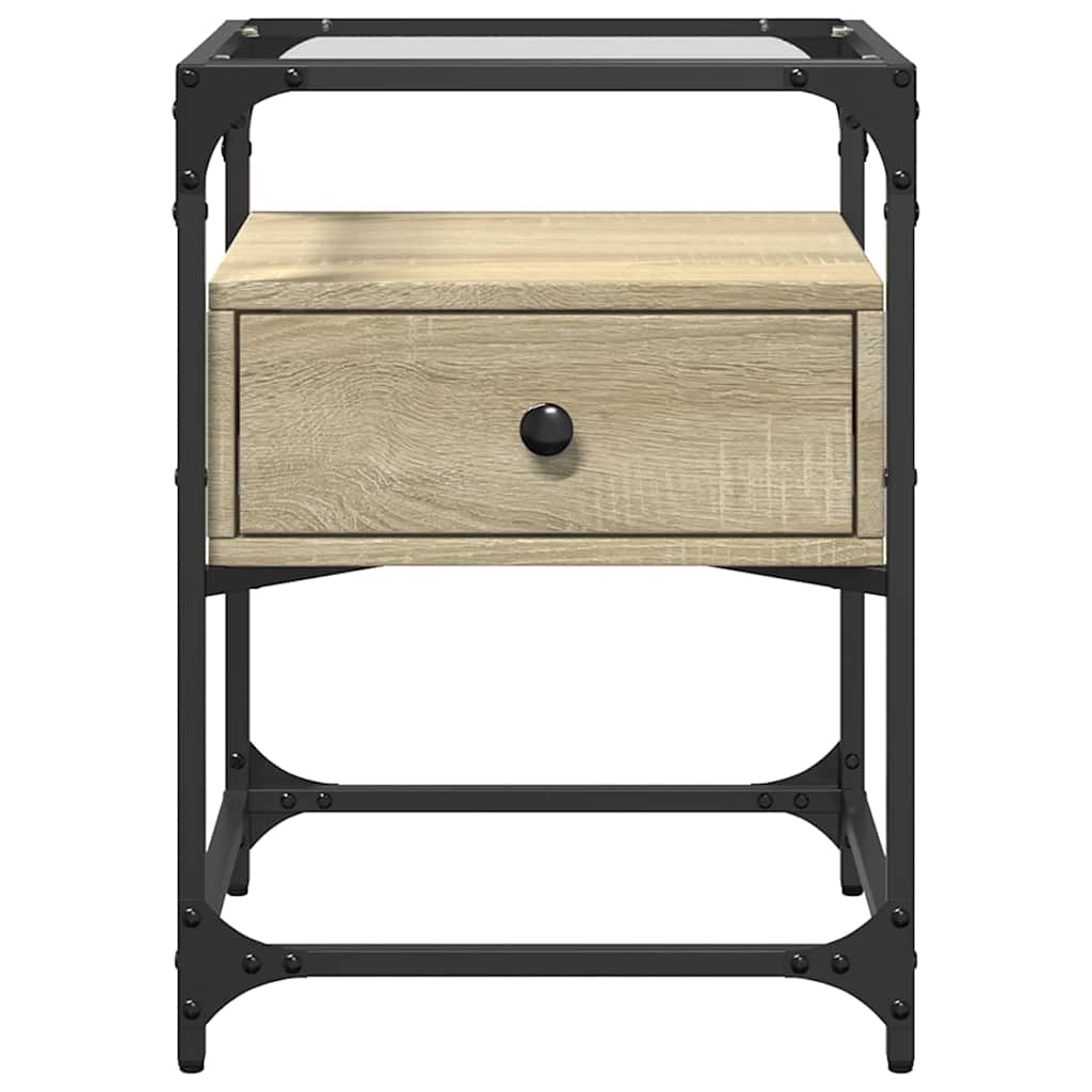 Bedside Cabinets 2 pcs Sonoma Oak 40x40x55 cm Engineered Wood