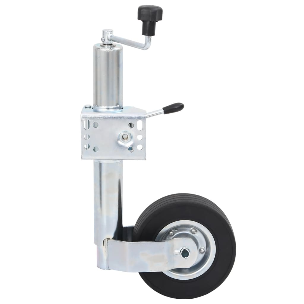 vidaXL Trailer Jack Wheel with Split Clamp 60 mm Galvanised Steel