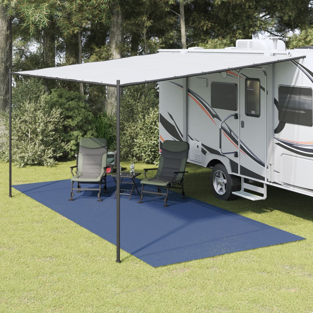 vidaXL Tent Carpet Blue 5.5x2.5 m