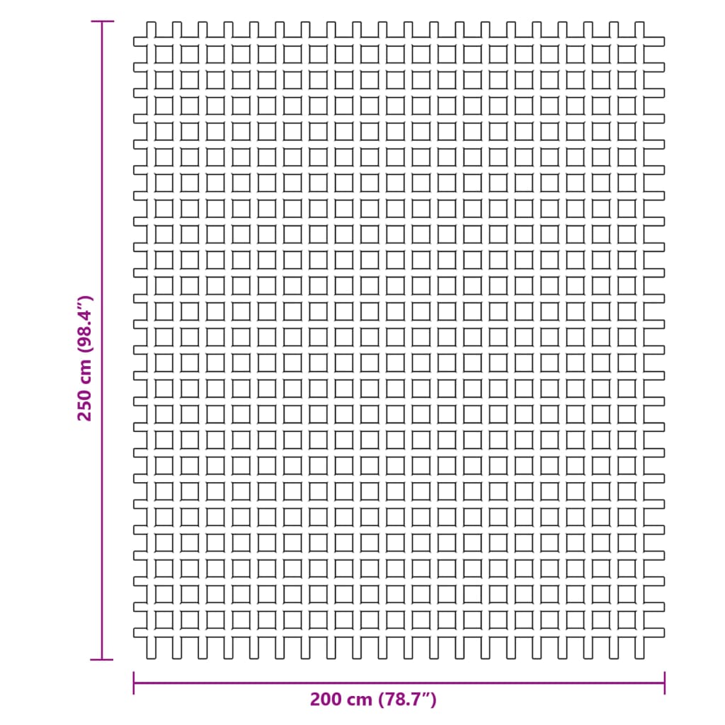 vidaXL Tent Carpet Green 2.5x2 m