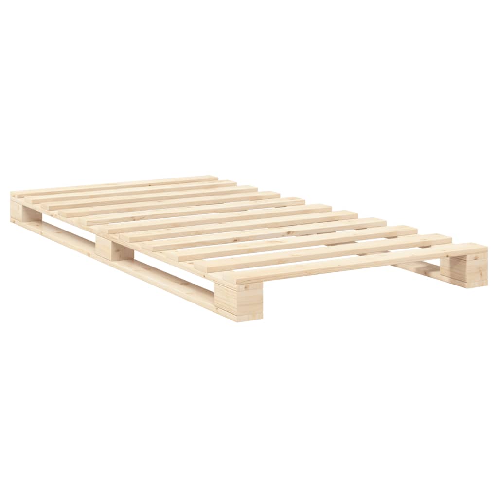 Bed Frame | Natural Pine | Solid Wood | Single | Durable | Rectangular